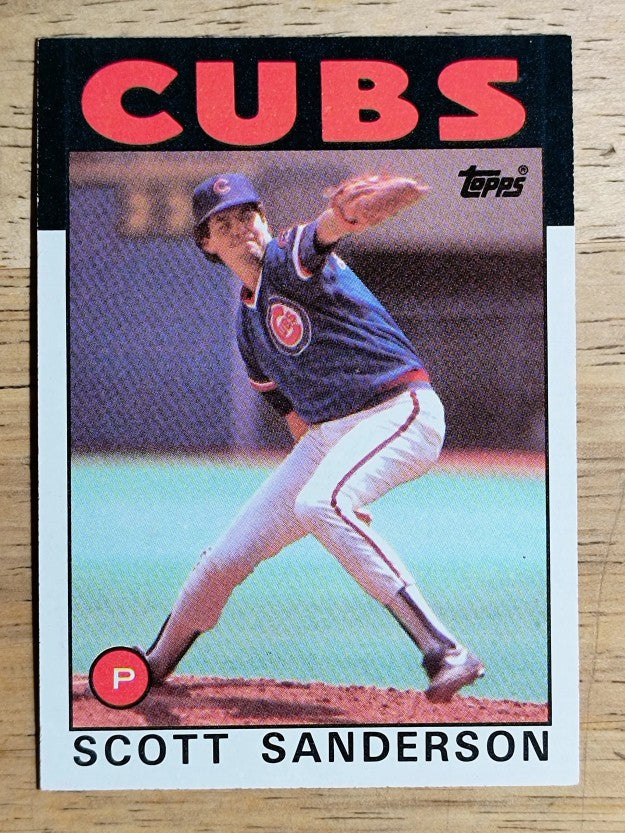 1986 Topps #406 Scott Sanderson