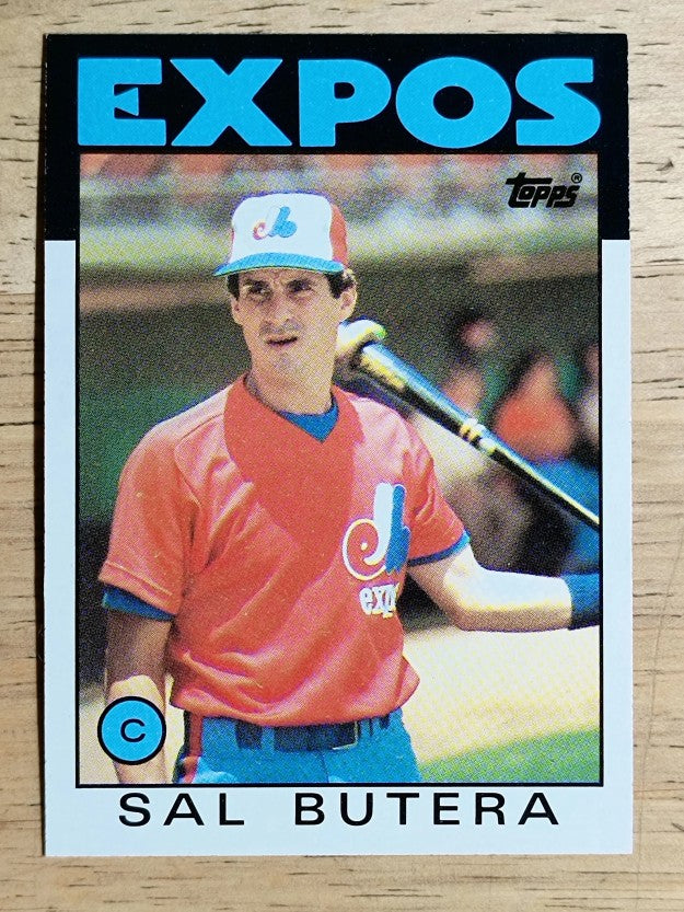 1986 Topps #407 Sal Butera