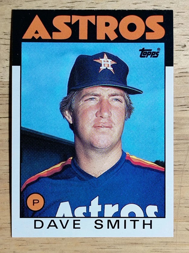 1986 Topps #408 Dave Smith