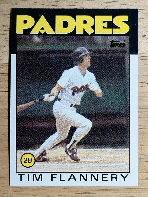 1986 Topps #413 Tim Flannery