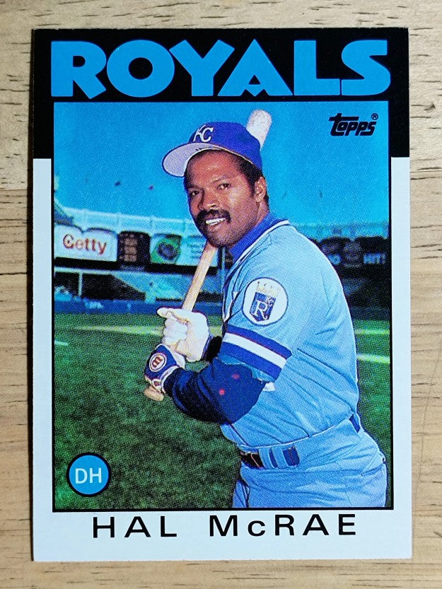 1986 Topps #415 Hal McRae