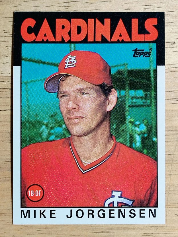 1986 Topps #422 Mike Jorgensen