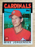 1986 Topps #422 Mike Jorgensen