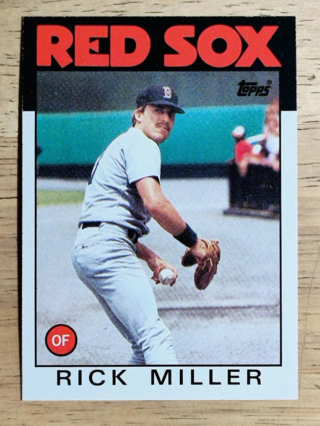 1986 Topps #424 Rick Miller