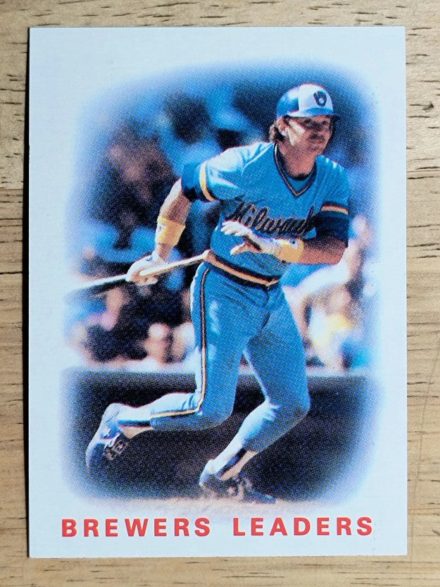 1986 Topps #426 Brewers Leaders/Charlie Moore