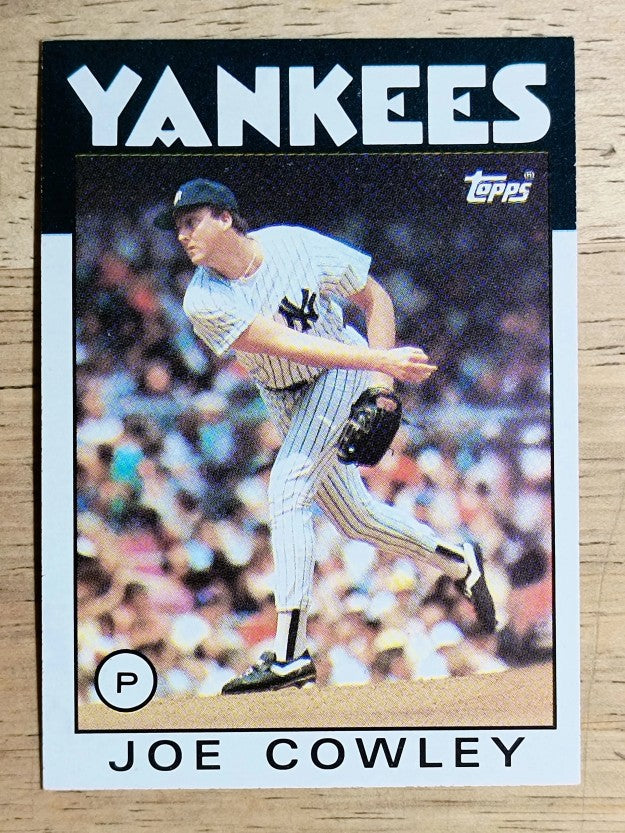 1986 Topps #427 Joe Cowley