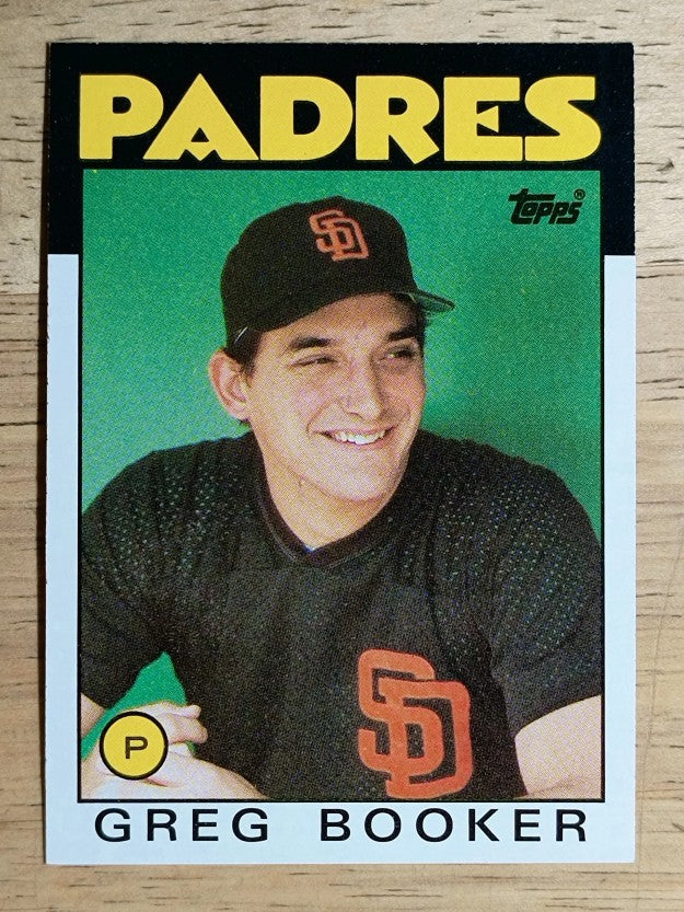 1986 Topps #429 Greg Booker