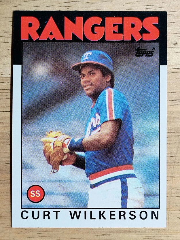 1986 Topps #434 Curt Wilkerson