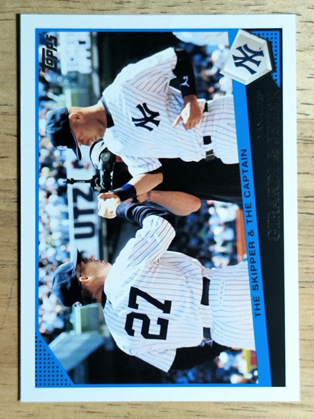2009 Topps Update #UH69 Joe Girardi/Derek Jeter