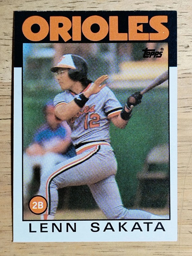 1986 Topps #446 Lenn Sakata