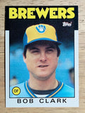 1986 Topps #452 Bob Clark