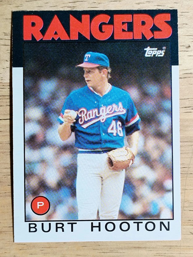 1986 Topps #454 Burt Hooton