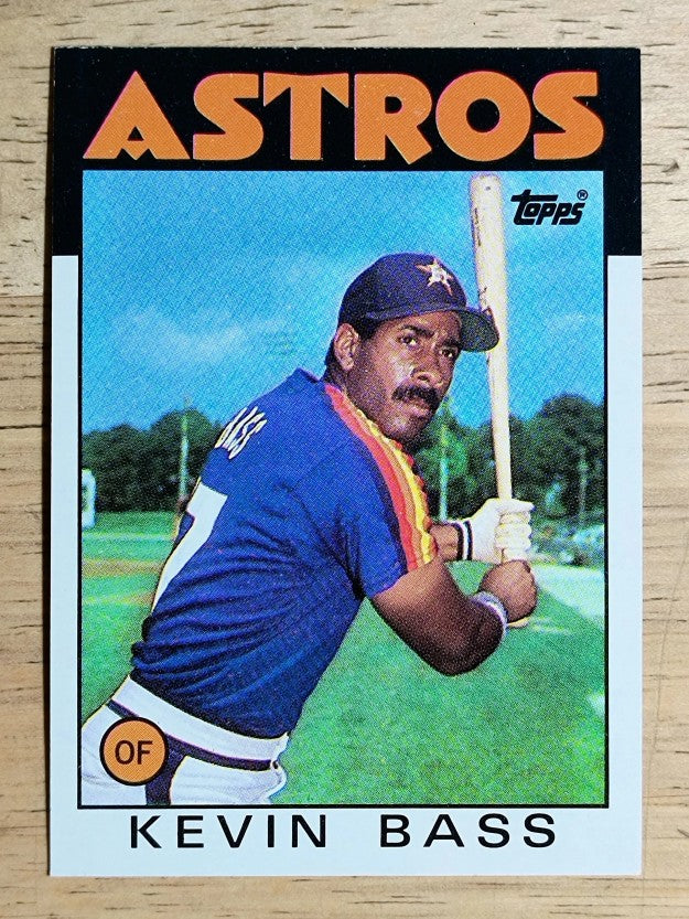 1986 Topps #458 Kevin Bass
