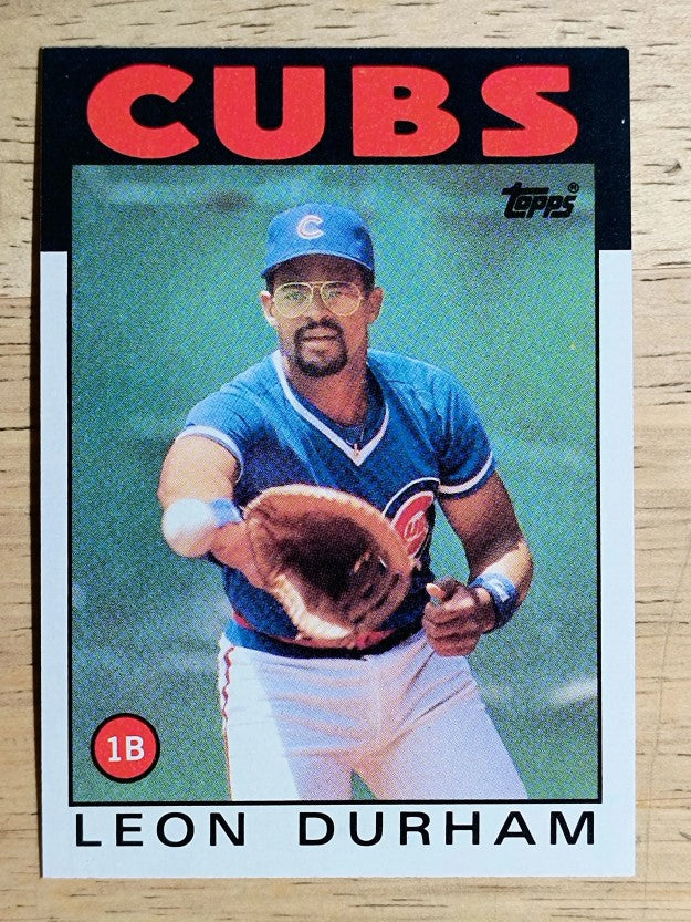 1986 Topps #460 Leon Durham