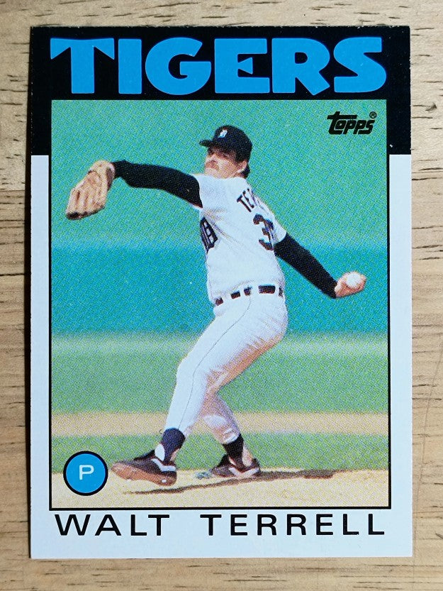 1986 Topps #461 Walt Terrell