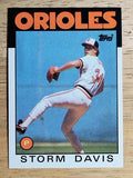 1986 Topps #469 Storm Davis