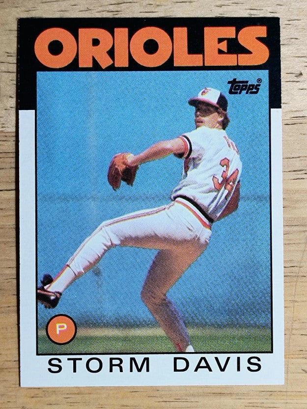 1986 Topps #469 Storm Davis