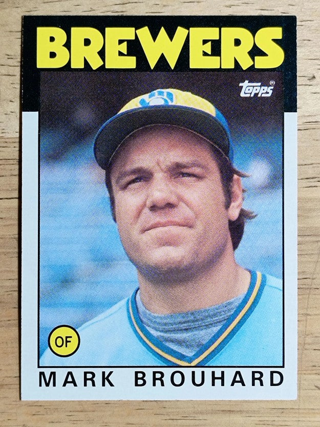 1986 Topps #473 Mark Brouhard