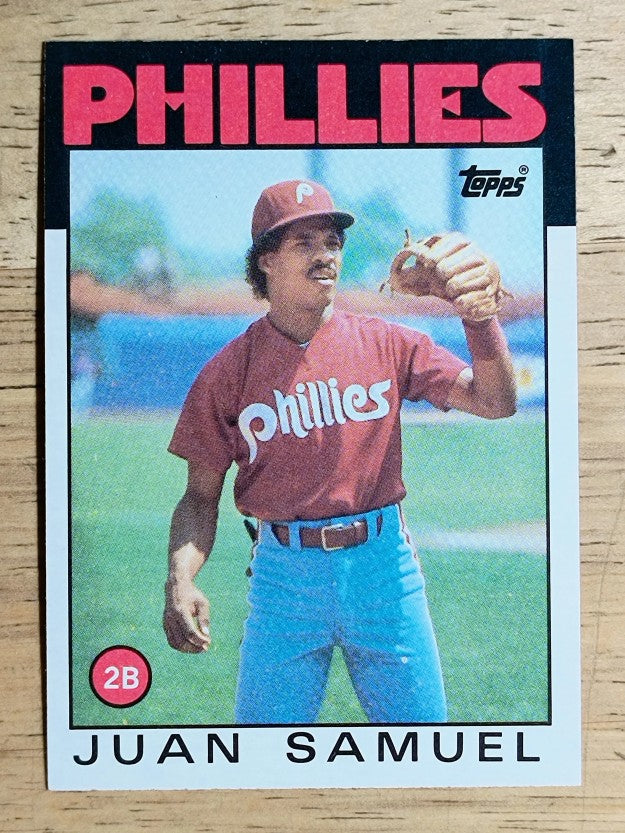 1986 Topps #475 Juan Samuel