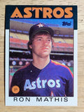 1986 Topps #476 Ron Mathis