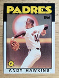 1986 Topps #478 Andy Hawkins