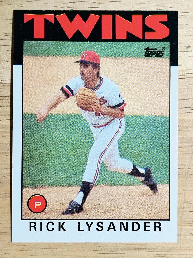 1986 Topps #482 Rick Lysander