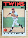 1986 Topps #482 Rick Lysander