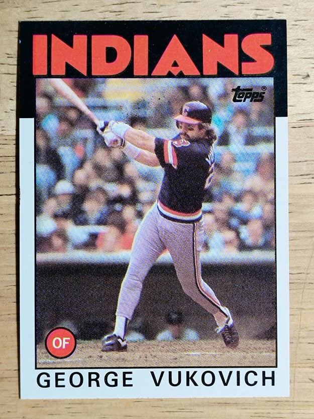 1986 Topps #483 George Vukovich