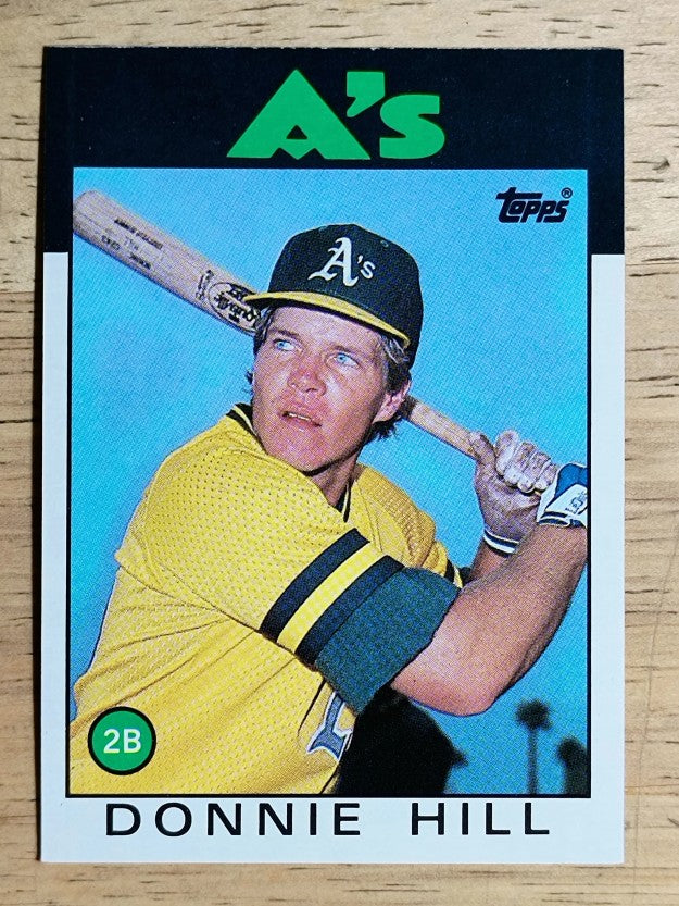 1986 Topps #484 Donnie Hill