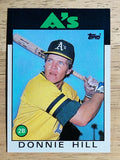 1986 Topps #484 Donnie Hill