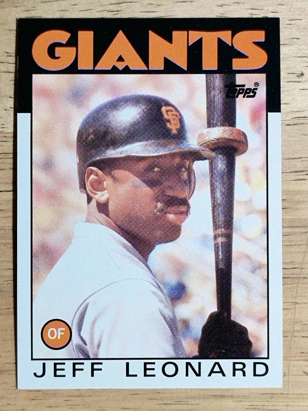 1986 Topps #490 Jeff Leonard