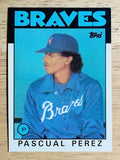1986 Topps #491 Pascual Perez
