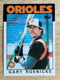 1986 Topps #494 Gary Roenicke