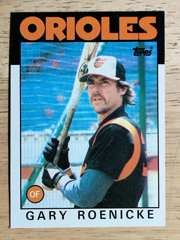 1986 Topps #494 Gary Roenicke