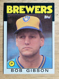 1986 Topps #499 Bob L. Gibson