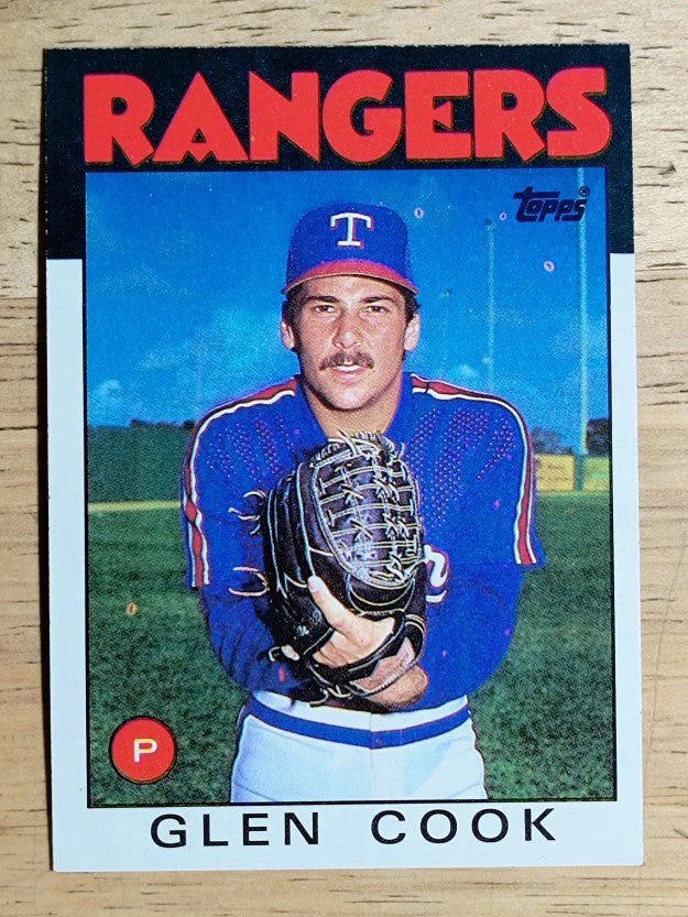 1986 Topps #502 Glen Cook