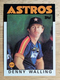1986 Topps #504 Denny Walling