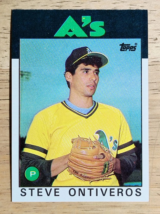 1986 Topps #507 Steve Ontiveros RC