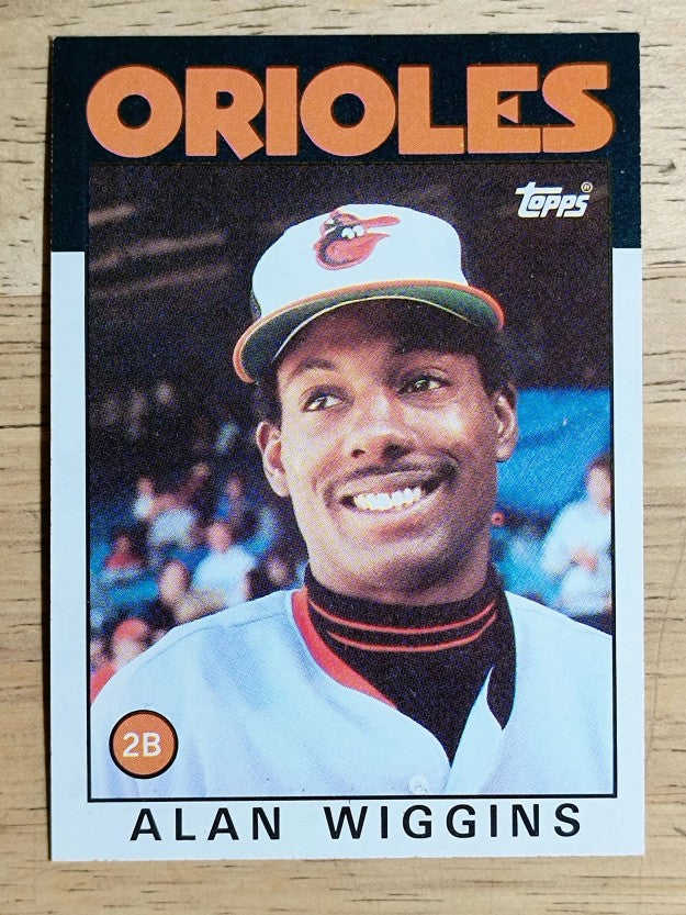 1986 Topps #508 Alan Wiggins