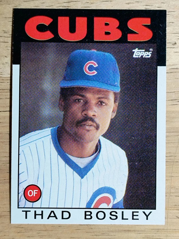 1986 Topps #512 Thad Bosley