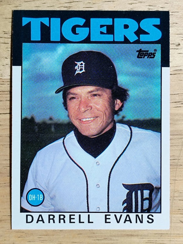 1986 Topps #515 Darrell Evans
