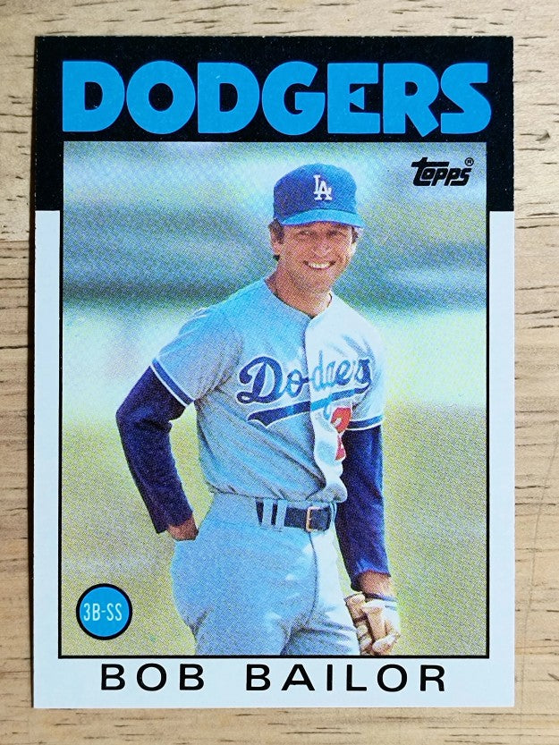 1986 Topps #522 Bob Bailor