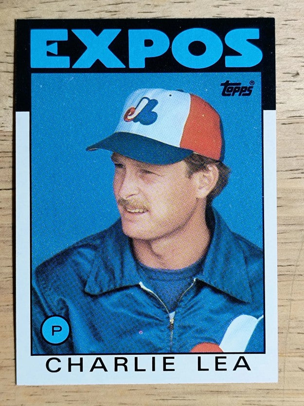 1986 Topps #526 Charlie Lea