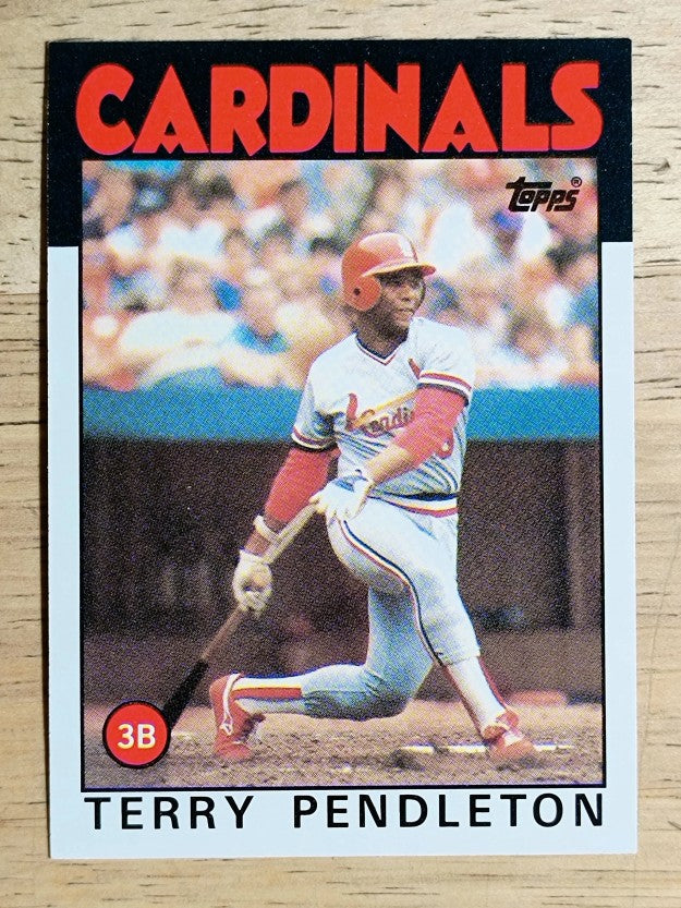 1986 Topps #528 Terry Pendleton