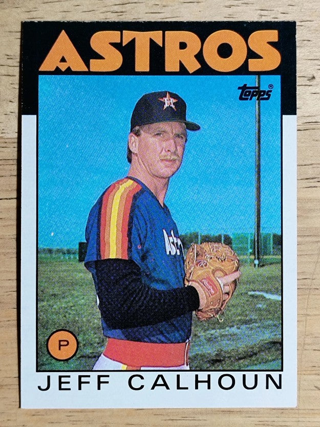 1986 Topps #534 Jeff Calhoun