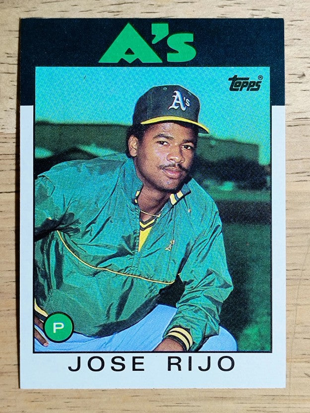 1986 Topps #536 Jose Rijo