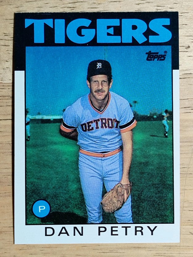1986 Topps #540 Dan Petry