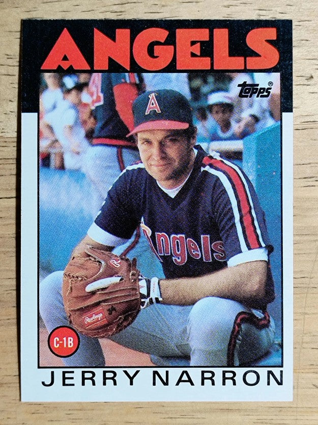 1986 Topps #543 Jerry Narron