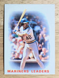 1986 Topps #546 Mariners Leaders/Dave Henderson