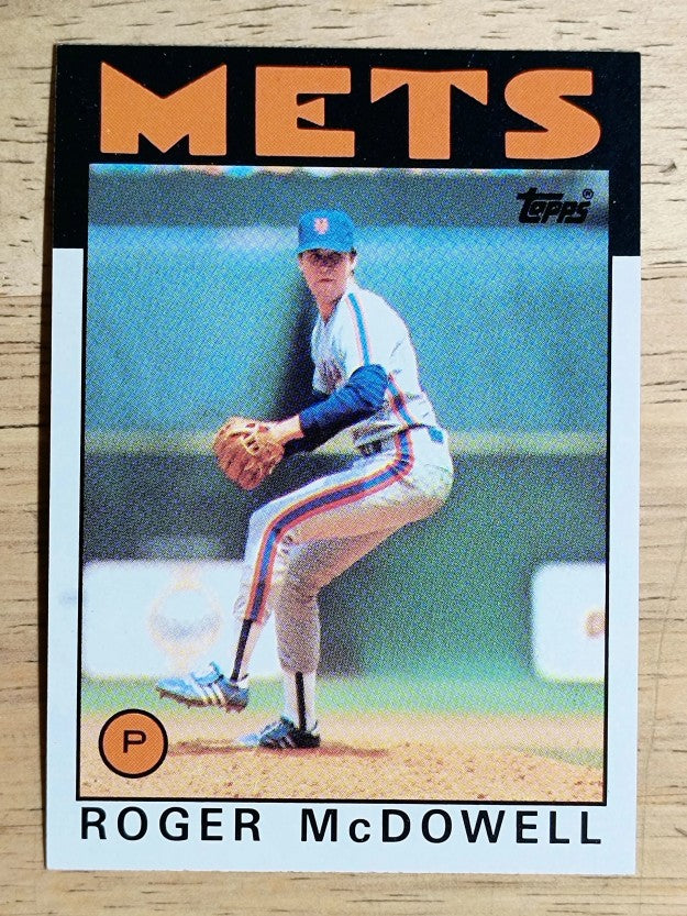 1986 Topps #547 Roger McDowell RC